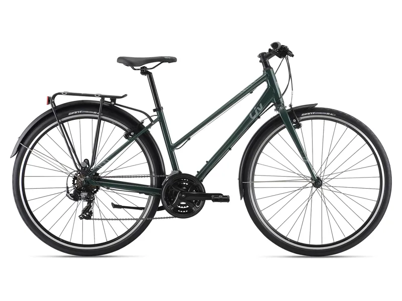 2021 Liv Alight 3 City Womens Hybrid Bike in Green