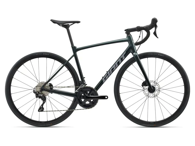 Giant Contend SL 1 Disc Road Bike in Asphalt Green