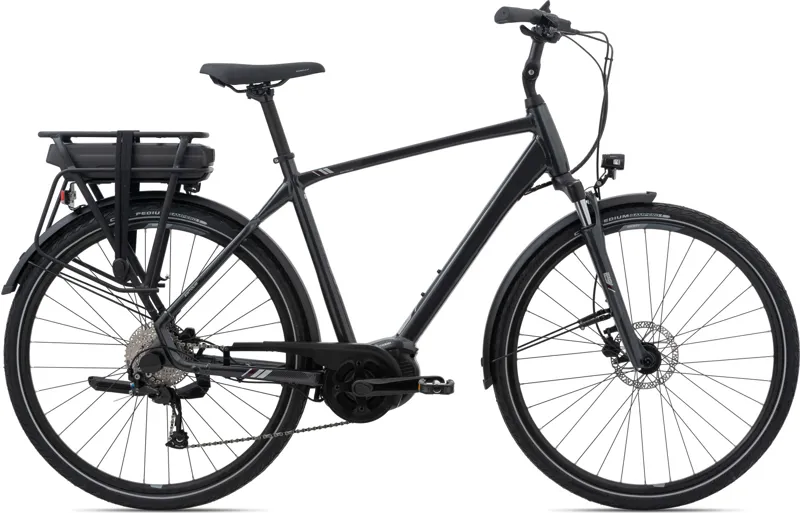 Giant Entour E+ GTS Electric Bike in Gunmetal Black