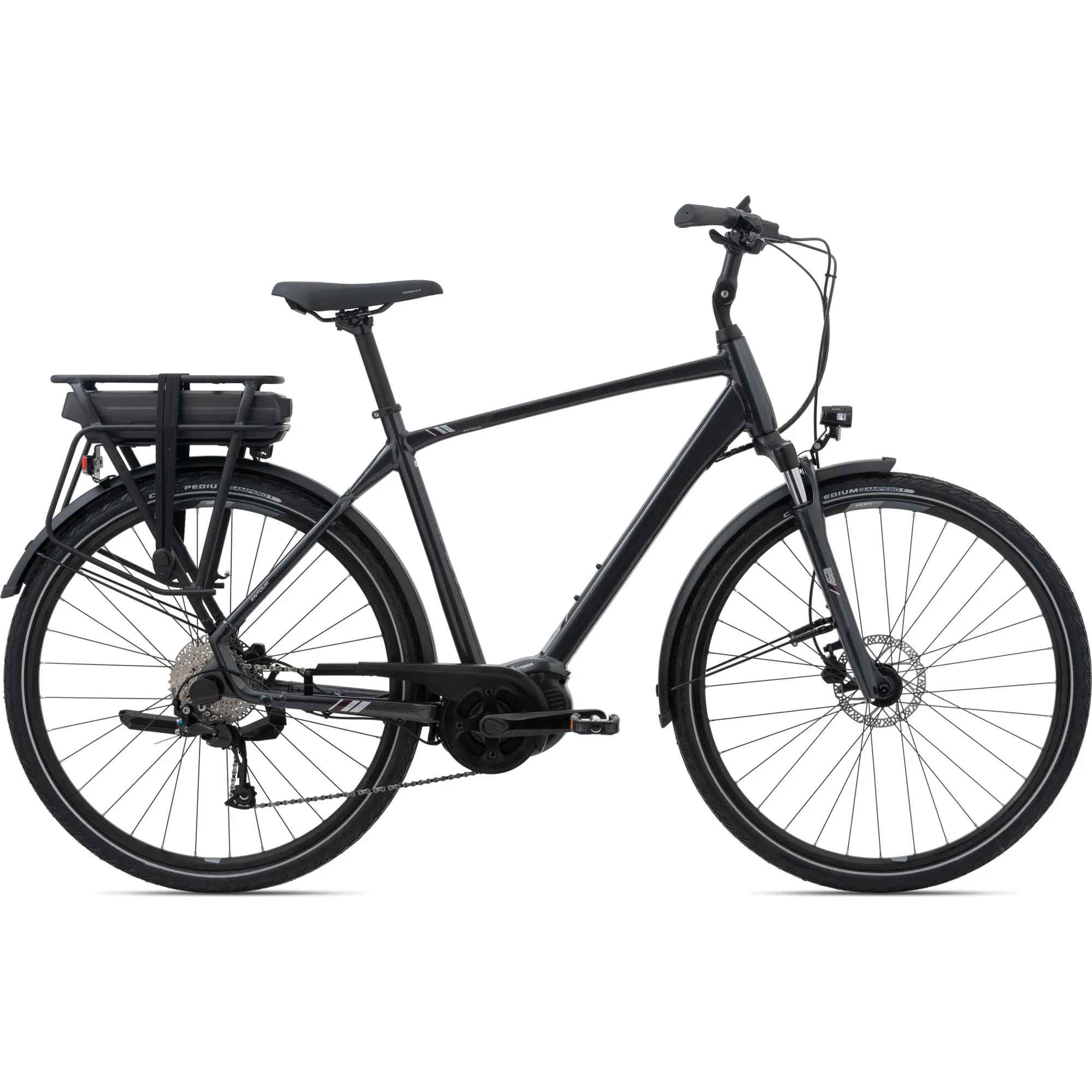 Giant Entour E+ GTS Electric Bike in Gunmetal Black